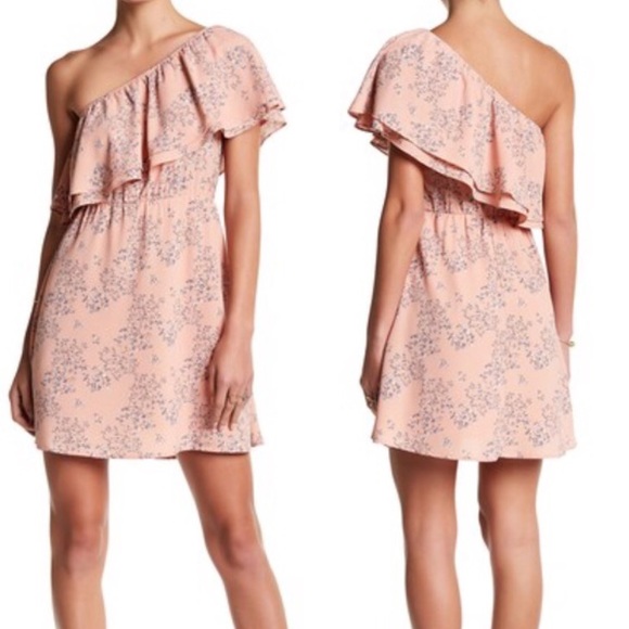 Lush Dresses & Skirts - ‼️ SALE: Lush One Shoulder Pink Dress